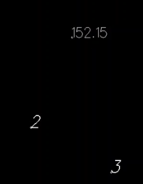 Widok okna grafiki z zaznaczoną rzędną na wybranym obiekcie Widok okna grafiki z zaznaczoną rzędną na wybranym obiekcie