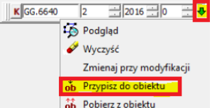Widok rozwiniętego podmenu z opcjami Widok rozwiniętego podmenu z opcjami