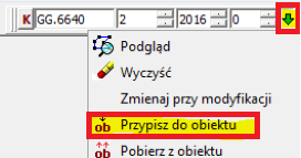 Widok rozwiniętego podmenu z opcjami Widok rozwiniętego podmenu z opcjami