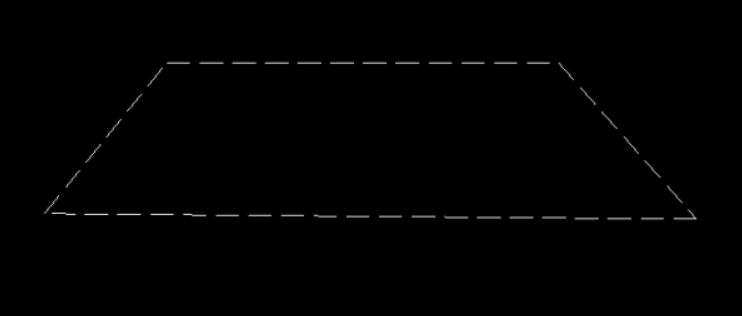 Widok obrysu skarpy Widok obrysu skarpy