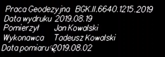 Widok pieczątki Widok pieczątki