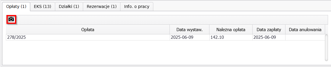 Widok części okna głównego portalu geodety związanego z opłatami i protokołem uzgodnienia Widok części okna głównego portalu geodety związanego z opłatami i protokołem uzgodnienia