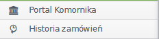 Widok okna opcji modułu portalu komornika Widok okna opcji modułu portalu komornika