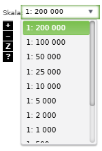 Widok okna z opcją zmiany skali Widok okna z opcją zmiany skali