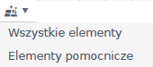 Widok opcji usuwania narysowanych elementów Widok opcji usuwania narysowanych elementów